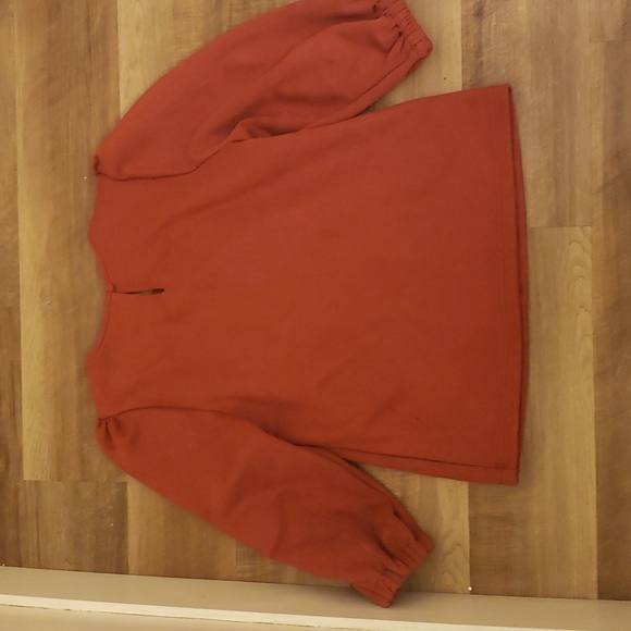 Thml Anthropologie ribbed sleeve shirt - Picture 6 of 7